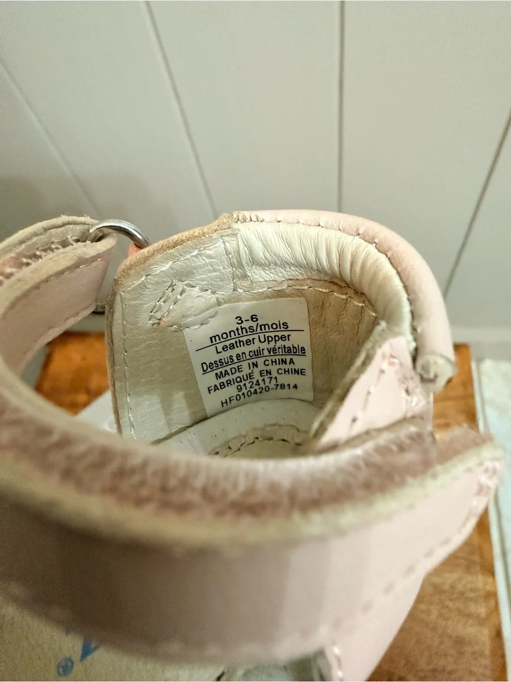 Robeez First Kicks Baby Sandals in Pale Pink